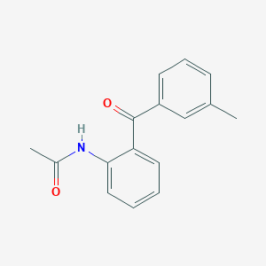 molecular formula C16H15NO2 B14136780 N-(2-(3-Methylbenzoyl)phenyl)acetamide 