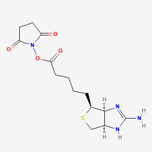 molecular formula C14H20N4O4S B14136783 N-Hydroxysuccinimido iminobiotinate CAS No. 84171-51-7