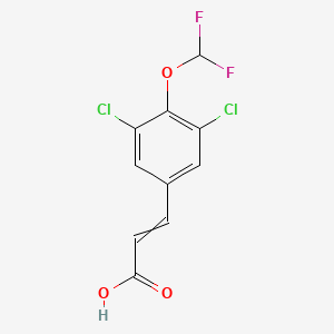 3,5-Dichloro-4-(difluoromethoxy)cinnamic acid