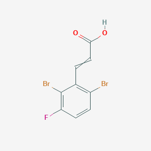 2,6-Dibromo-3-fluorocinnamic acid