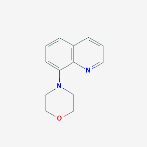 molecular formula C13H14N2O B14136834 4-(Quinolin-8-yl)morpholine 