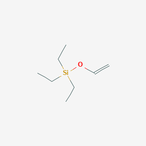 molecular formula C8H18OSi B14136857 Silane, (ethenyloxy)triethyl- CAS No. 3931-86-0