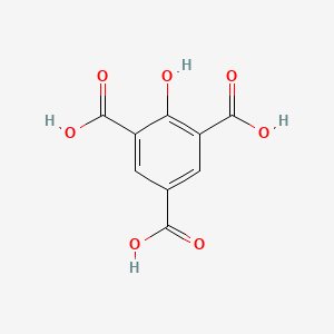 molecular formula C9H6O7 B14136866 2-Hydroxybenzene-1,3,5-tricarboxylic acid CAS No. 609-98-3