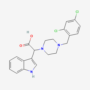 [4-(2,4-dichlorobenzyl)piperazin-1-yl](1H-indol-3-yl)acetic acid