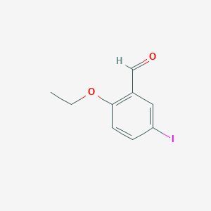 molecular formula C9H9IO2 B1413689 2-乙氧基-5-碘苯甲醛 CAS No. 2167581-54-4