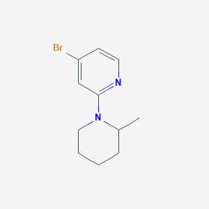 4-Bromo-2-(2-methylpiperidin-1-yl)pyridine