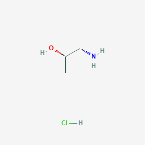 molecular formula C4H12ClNO B1413694 (2S,3S)-3-Aminobutan-2-ol hydrochloride CAS No. 310450-42-1