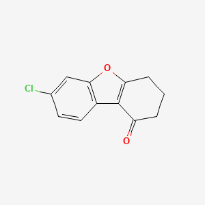 molecular formula C12H9ClO2 B14136956 7-chloro-3,4-dihydrodibenzo[b,d]furan-1(2H)-one 