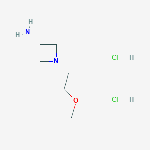 molecular formula C6H16Cl2N2O B1413699 1-(2-Methoxyethyl)azetidin-3-amine dihydrochloride CAS No. 1408758-97-3