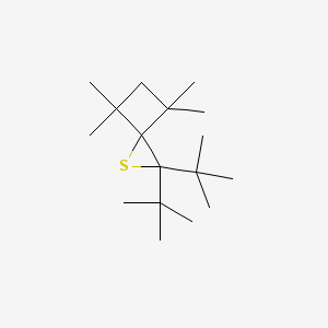 2,2-Di-tert-butyl-4,4,6,6-tetramethyl-1-thiaspiro[2.3]hexane