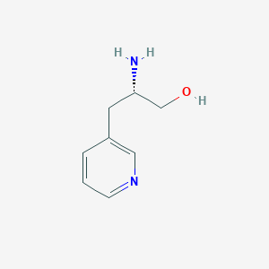 molecular formula C8H12N2O B14136998 (I(2)S)-I(2)-Amino-3-pyridinepropanol CAS No. 167298-61-5