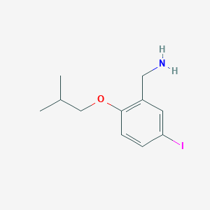 5-Iodo-2-isobutoxybenzylamine