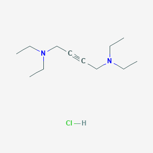 molecular formula C12H25ClN2 B14137004 N,N,N',N'-tetraethylbut-2-yne-1,4-diamine;hydrochloride CAS No. 20202-01-1