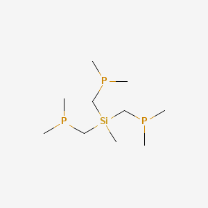 molecular formula C10H27P3Si B14137025 Phosphine, [(methylsilylidyne)tris(methylene)]tris[dimethyl- CAS No. 89129-44-2