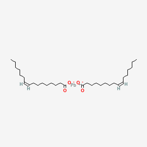 molecular formula C32H58O4Pb B14137055 Lead(2+) (Z)-hexadec-9-enoate CAS No. 90388-15-1