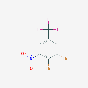 1,2-Dibromo-3-nitro-5-(trifluoromethyl)benzene