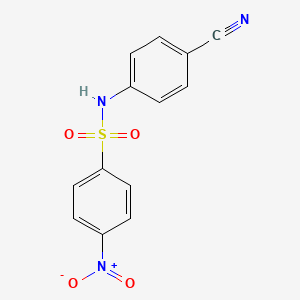 N-(4-cyanophenyl)-4-nitrobenzenesulfonamide