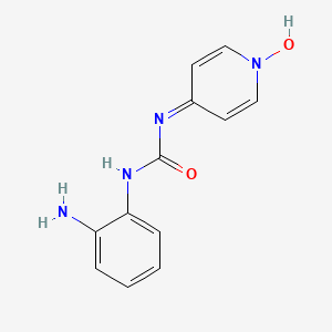 N-(2-Aminophenyl)-n'-(1-oxidopyridin-4-yl)urea