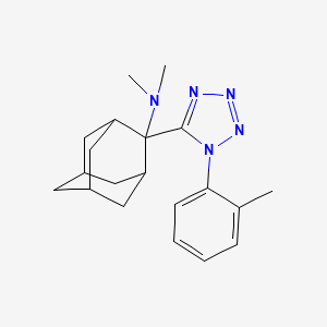 N,N-Dimethyl-2-[1-(2-methylphenyl)-1H-tetrazol-5-yl]tricyclo[3.3.1.13,7]decan-2-amine