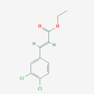 molecular formula C11H10Cl2O2 B14137111 (E)-3-(3,4-dichloro-phenyl)-acrylic acid ethyl ester CAS No. 82475-77-2