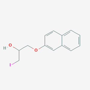 molecular formula C13H13IO2 B14137130 1-Iodo-3-(naphthalen-2-yloxy)propan-2-ol 