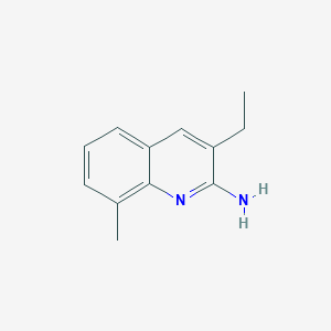 2-Amino-3-ethyl-8-methylquinoline