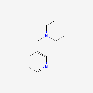 molecular formula C10H16N2 B14137241 Pyridine, 3-((diethylamino)methyl)- CAS No. 2055-14-3