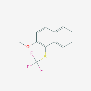 1-(Trifluoromethylthio)-2-methoxynaphthalene