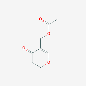 (4-Oxo-3,4-dihydro-2H-pyran-5-yl)methyl acetate