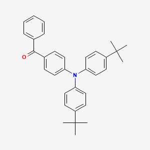 (4-(Bis(4-(tert-butyl)phenyl)amino)phenyl)(phenyl)methanone