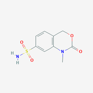 1-Methyl-2-oxo-1,4-dihydro-2H-benzo[d][1,3]oxazine-7-sulfonic acid amide