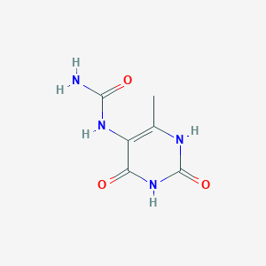 molecular formula C6H8N4O3 B14137282 N-(6-Methyl-2,4-dioxo-1,2,3,4-tetrahydropyrimidin-5-yl)urea CAS No. 952004-61-4