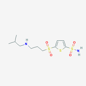 2-Thiophenesulfonamide, 5-[[3-[(2-methylpropyl)a