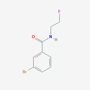 molecular formula C9H9BrFNO B1413732 3-溴-N-(2-氟乙基)苯甲酰胺 CAS No. 1862836-07-4