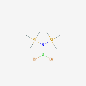 N-(Dibromoboranyl)-1,1,1-trimethyl-N-(trimethylsilyl)silanamine