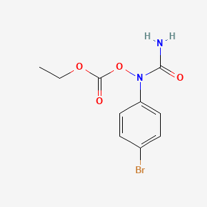 N-(4-Bromophenyl)-N-[(ethoxycarbonyl)oxy]urea