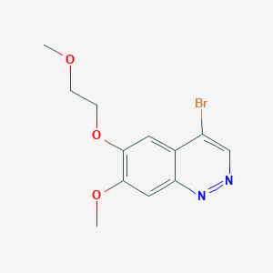 4-Bromo-7-methoxy-6-(2-methoxyethoxy)cinnoline