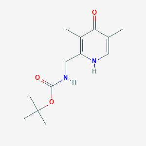 tert-Butyl [(4-hydroxy-3,5-dimethylpyridin-2-yl)methyl]carbamate