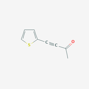 molecular formula C8H6OS B14137422 4-(Thiophen-2-yl)but-3-yn-2-one CAS No. 36710-95-9