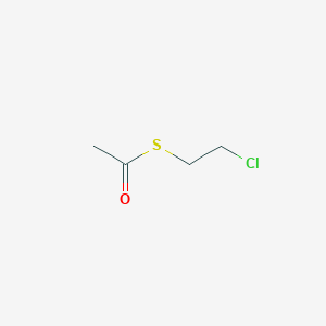 molecular formula C4H7ClOS B14137425 S-(2-Chloroethyl) ethanethioate CAS No. 55847-36-4