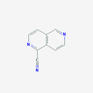2,6-Naphthyridine-1-carbonitrile