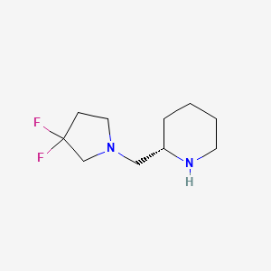 (2S)-2-[(3,3-difluoropyrrolidin-1-yl)methyl]piperidine