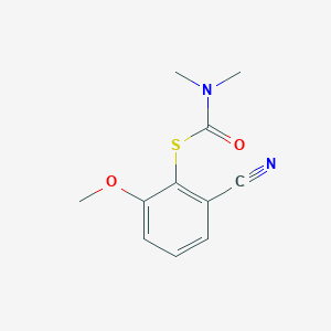 S-(2-Cyano-6-methoxyphenyl) dimethylcarbamothioate