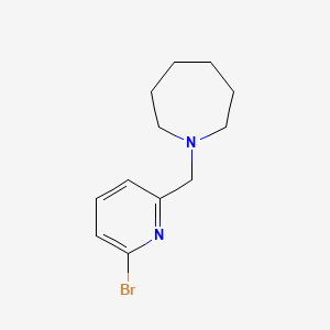 1-[(6-Bromopyridin-2-yl)methyl]azepane