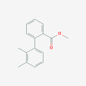 molecular formula C16H16O2 B14137541 2-Carbomethoxy-2',3'-dimethylbiphenyl 