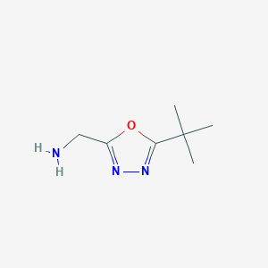 (5-Tert-butyl-1,3,4-oxadiazol-2-YL)methanamine