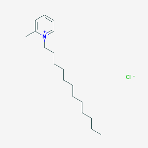 molecular formula C18H32ClN B14137556 1-Dodecyl-2-methylpyridin-1-ium chloride CAS No. 4086-74-2