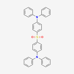 molecular formula C36H28N2O2S B14137566 4,4'-Sulfonylbis(N,N-diphenylaniline) 