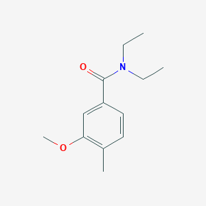 molecular formula C13H19NO2 B14137570 N,N-Diethyl-3-methoxy-4-methylbenzamide CAS No. 88733-48-6