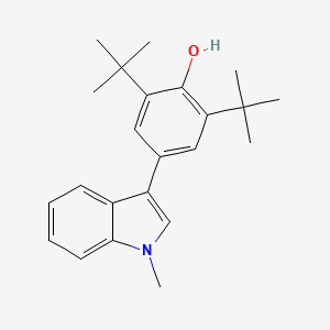 2,6-Di-tert-butyl-4-(1-methyl-1H-indol-3-yl)phenol